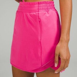 Lululemon Hotty Hot High Rise Skort Sonic Pink Size 2 Tennis